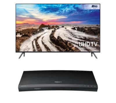 65  SAMSUNG UE65MU7070  Smart 4K HDR LED TV & 4K 3D Blu-ray Player Bundle